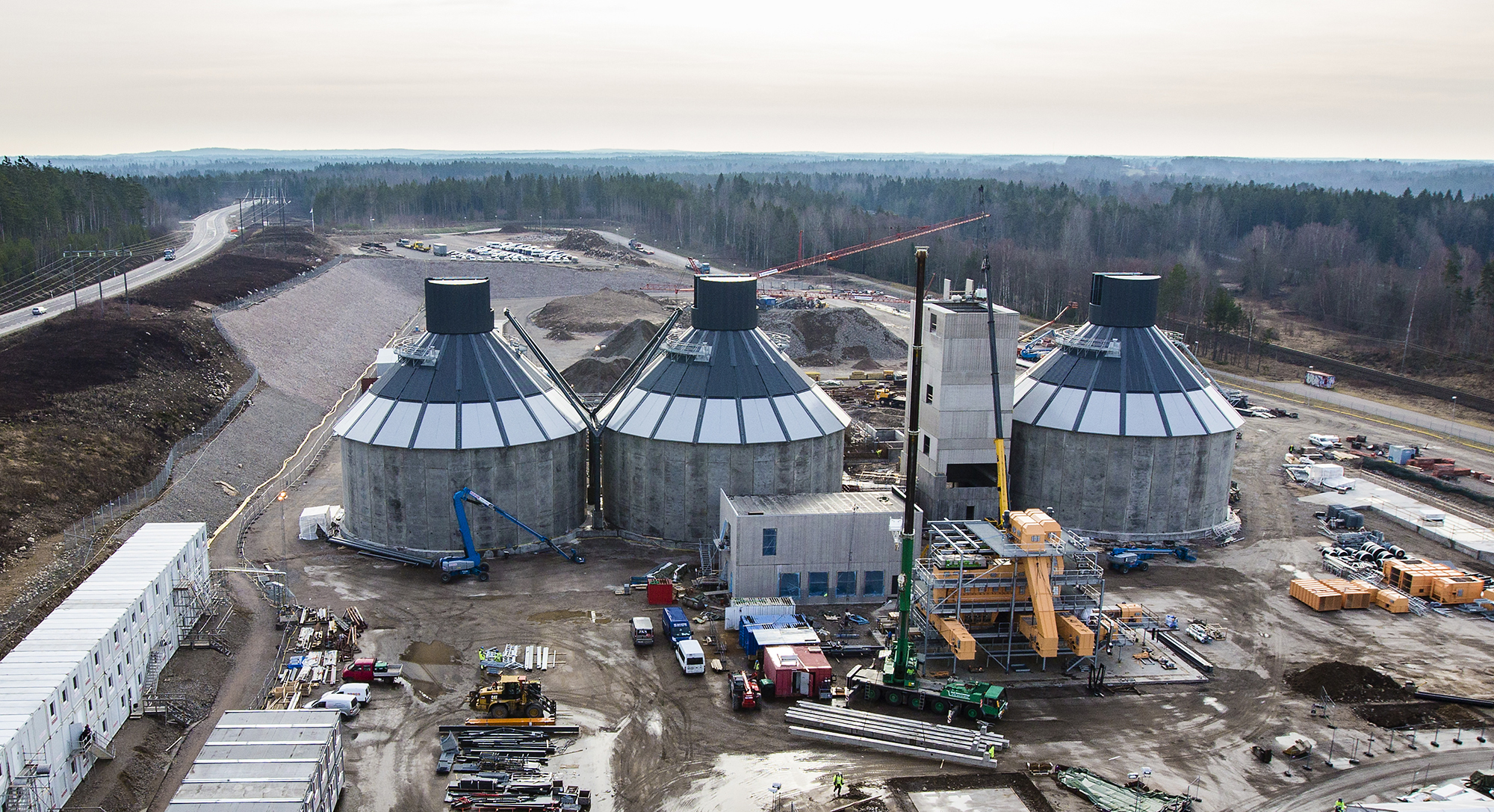 Växjö Energi, flissilor och byggnader