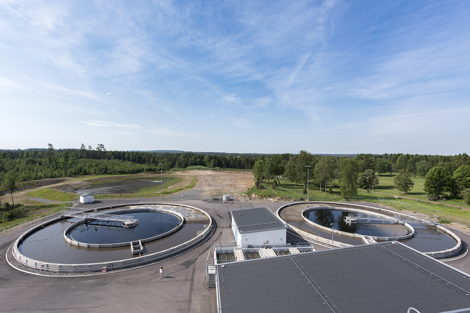 Prefabricerade betongelement till reningsverk i Värnamo