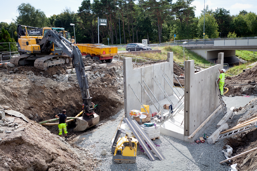 Gång cykeltunnel Hönö, prefab