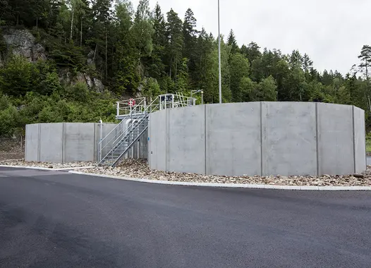 Reningsverk Ullared,  Tanksystem